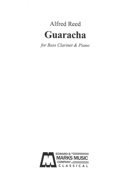 Guaracha, From Five Dances For Five Clarinets : For B Flat Bass Clarinet and Piano.