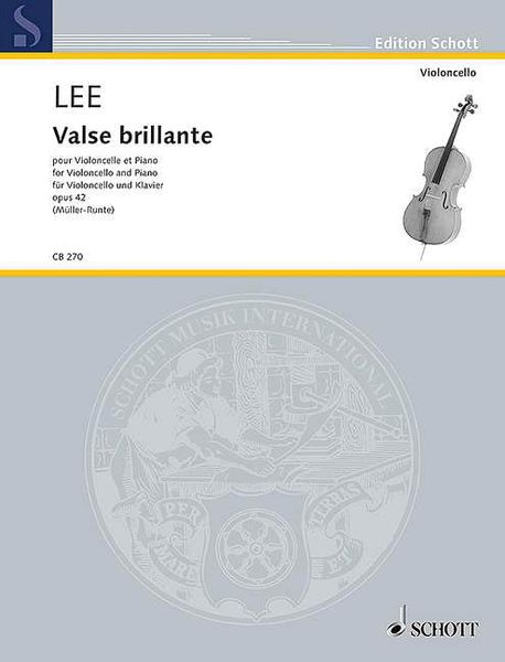 Valse Brillante, Op. 42 : Pour Violoncelle Et Piano / edited by Martin Müller-Runte.