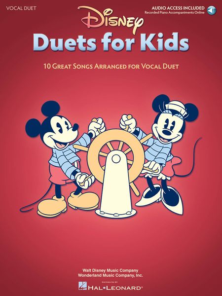 Disney Duets For Kids : 10 Great Songs arranged For Vocal Duet.