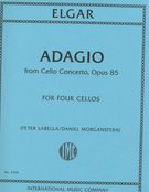 Adagio, From Cello Concerto, Op. 85 : For Four Cellos / arranged by Peter Labella.