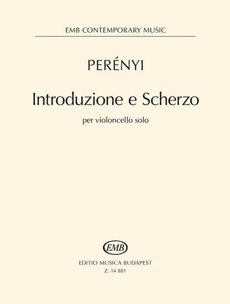 Introduzione E Scherzo : Per Violoncello Solo (2010-2011).