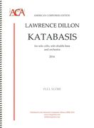 Katabasis : For Solo Cello, Solo Double Bass, and Orchestra (2014).