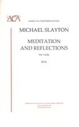 Meditation and Reflections : For Viola (2014).