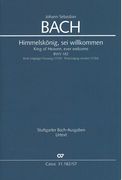 Himmelskönig, Sei Willkommen, BWV 182 - First Leipzig Version (1724) / edited by Klaus Hofmann.