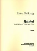 Quintet : For 2 Violins, 2 Violas and Cello.