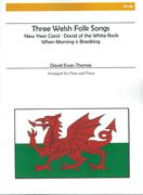 Three Welsh Folk Songs : For Flute and Piano.