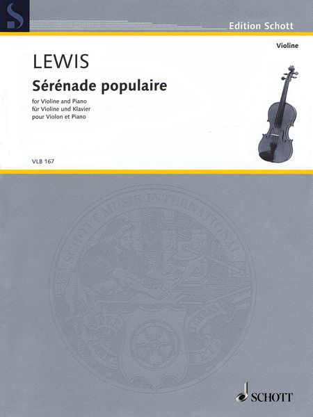 Serenade Populaire : For Violin and Piano.