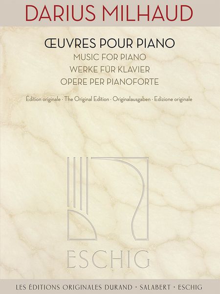 Oeuvres Pour Piano.