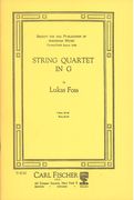 String Quartet In G.