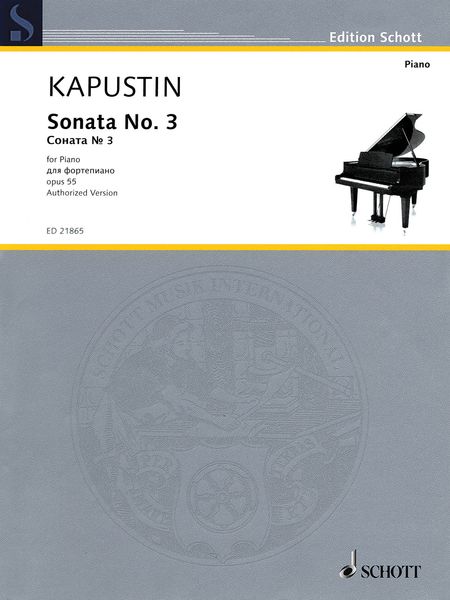 Sonata No. 3, Op. 55 : For Piano - Authorized Edition.