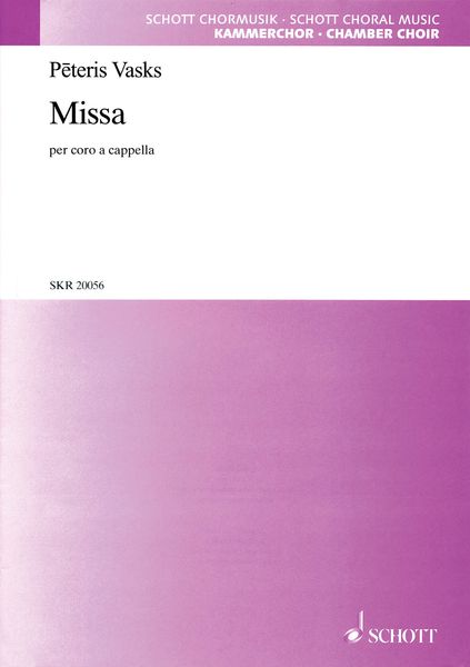 Missa : Per Coro A Cappella.