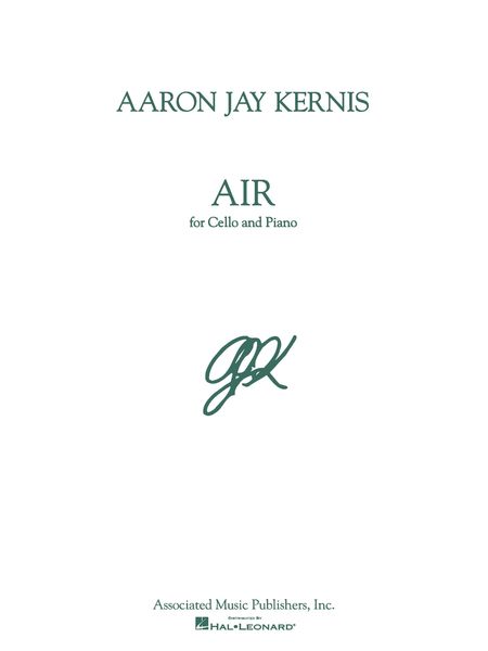 Air : For Cello and Piano (1995).