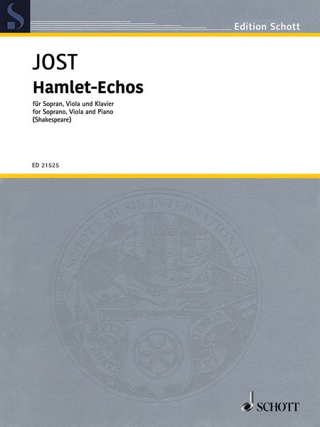 Hamlet Echos : For Soprano, Viola and Piano (2010).