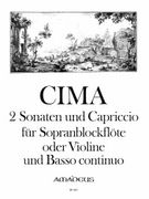 Two Sonatas and Capriccio : For Soprano Recorder Or Violin and Basso Continuo.