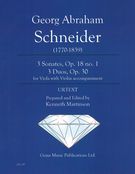 3 Sonates, Op. 18 No. 1; 3 Duos, Op. 30 : For Viola With Violin Accompaniment.