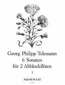 Six Sonatas - Volume I: Sonatas 1-3 : Two Treble Recorder Without Bass.