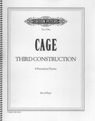 Third Construction : For 4 Percussion Players.