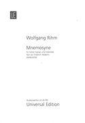 Mnemosyne : Für Hohen Sopran und Ensemble (2006/09).