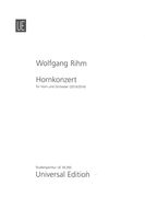 Hornkonzert : Für Horn und Orchester (2013/14).