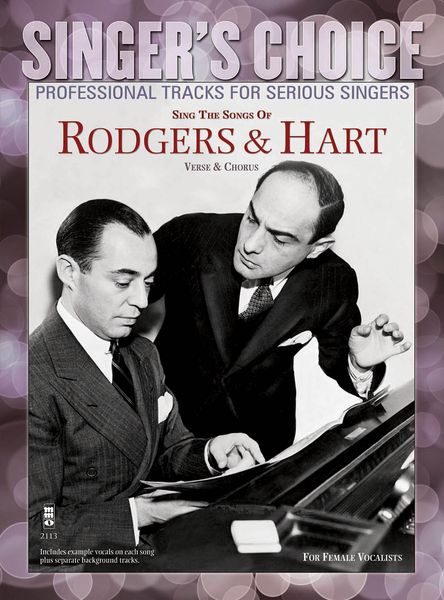 Singer's Choice : Sing The Songs Of Rodgers & Hart - Verse & Chorus.