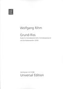 Grund-Riss : Studie Für Kontrabassklarinette, Kontrabassposaune, und Kontrabasssaxofon (2006).