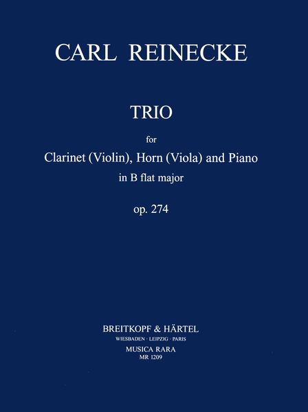 Trio : For Clarinet, Horn and Piano, Op. 274.