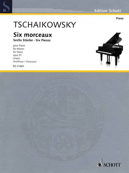 Six Morceaux, Op. 51 : Pour Piano / edited by Thomas Kohlhase.