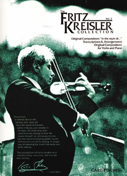 Fritz Kreisler Collection, Vol. 2 : Original Compositions In The Style Of.