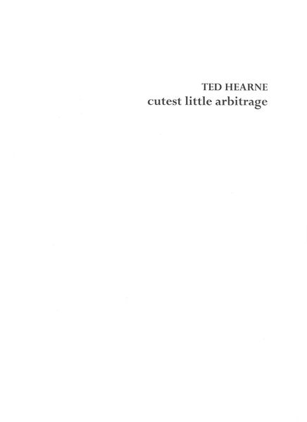 Cutest Little Arbitrage : For Ensemble (2011).