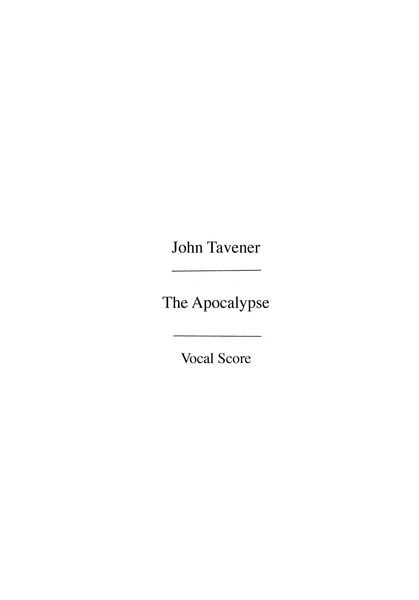 Apocalypse : For Soloists, Choirs and Orchestra (1993).