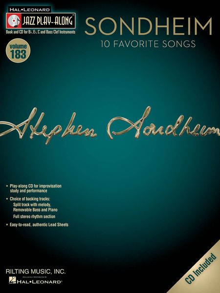 Sondheim : 10 Favorite Songs.
