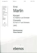 Konzert : Für Waldhorn und Orchester - reduction For Horn and Piano.