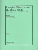 House Of Life : For High Voice and Piano - Transposed Up A Minor Third.