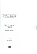 Suite Of Five Pieces : For Violin and Piano.