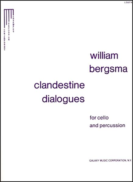 Clandestine Dialogues : For Cello and Percussion.