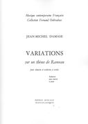 Variations Sur Un Thème De Rameau : Pour Clavecin E Orchestre A Cordes (1966) - Piano reduction.