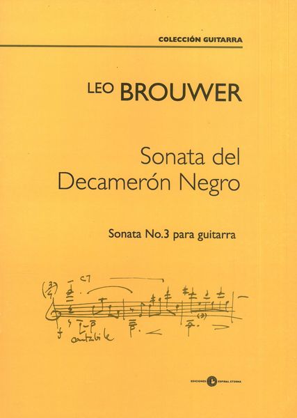 Sonata Del Decameron Negro : Sonata No. 3 Para Guitarra (2012).