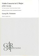 Violin Concerto In G Major, TWV 51:G6 : For Violin Concertato, Violins Unison and Continuo.