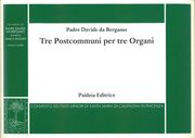 Tre Postcommuni Per Tre Organi / edited by Marco Ruggeri.