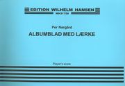 Albumblad Med Laerke : For Violin, Viola Or Cello and Piano Or Harp.