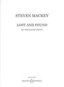 Lost and Found : For Electric Guitar Quartet / Transcription by Van Stiefel.