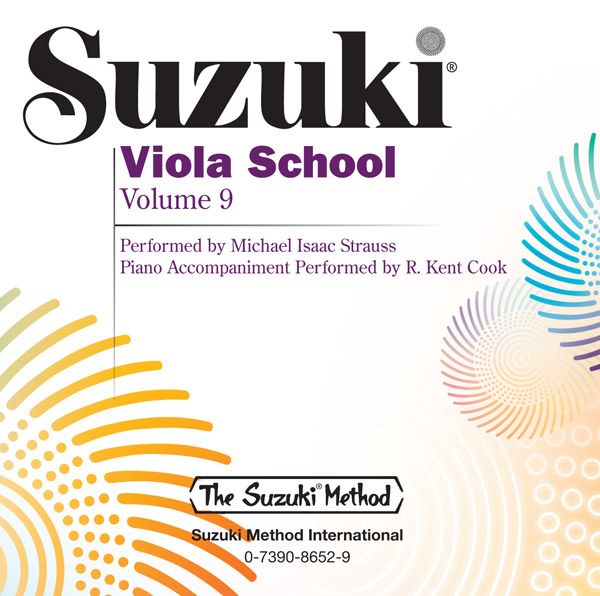 Suzuki Viola School, Vol. 9 : Compact Disc.