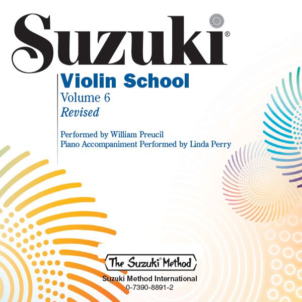 Suzuki Violin School, Vol. 6 : CD - Revised Edition.