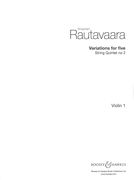 Variations For Five : String Quintet No. 2 (2013).