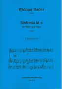 Sinfonia In E : Für Flöte und Orgel (1966).