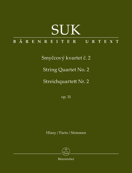 String Quartet No. 2, Op. 31 / edited by Zdenek Nouza.