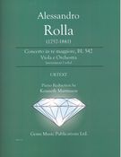 Concerto In Re Maggiore, Bi. 542 : Per Viola E Orchestra / Piano reduction by Kenneth Martinson.
