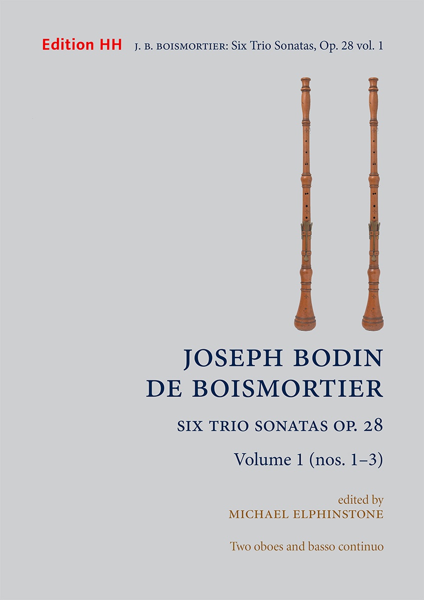Six Trio Sonatas Op. 28, Vol. 1 : For Two Oboes and Basso Continuo / edited by Michael Elphinstone.