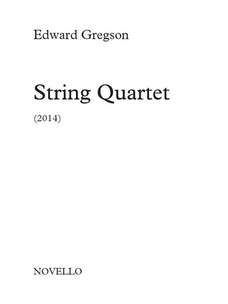 String Quartet (2014).