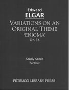 Variations On An Original Theme, Op. 36 (Enigma) : For Orchestra.